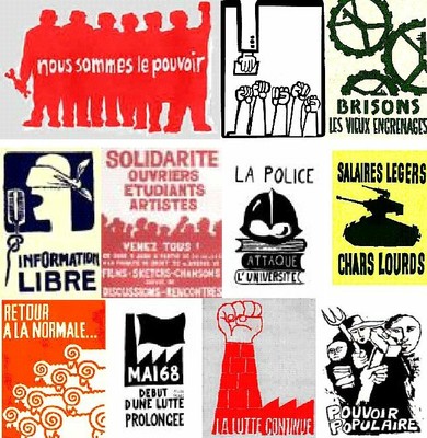 Carteles de mayo 1968 francés Carteles de mayo 1968 francés